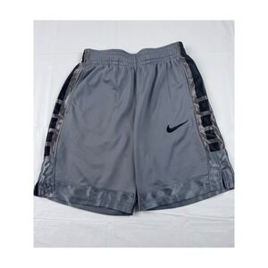 Nike‎ Boys Dri-Fit Basketball Shorts Grey Black Big Kids Size Medium